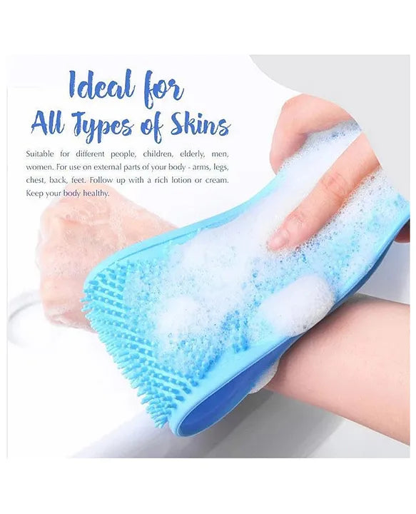 Body Back Scrubber Double Side Bathing Brush for Skin Deep Cleaning