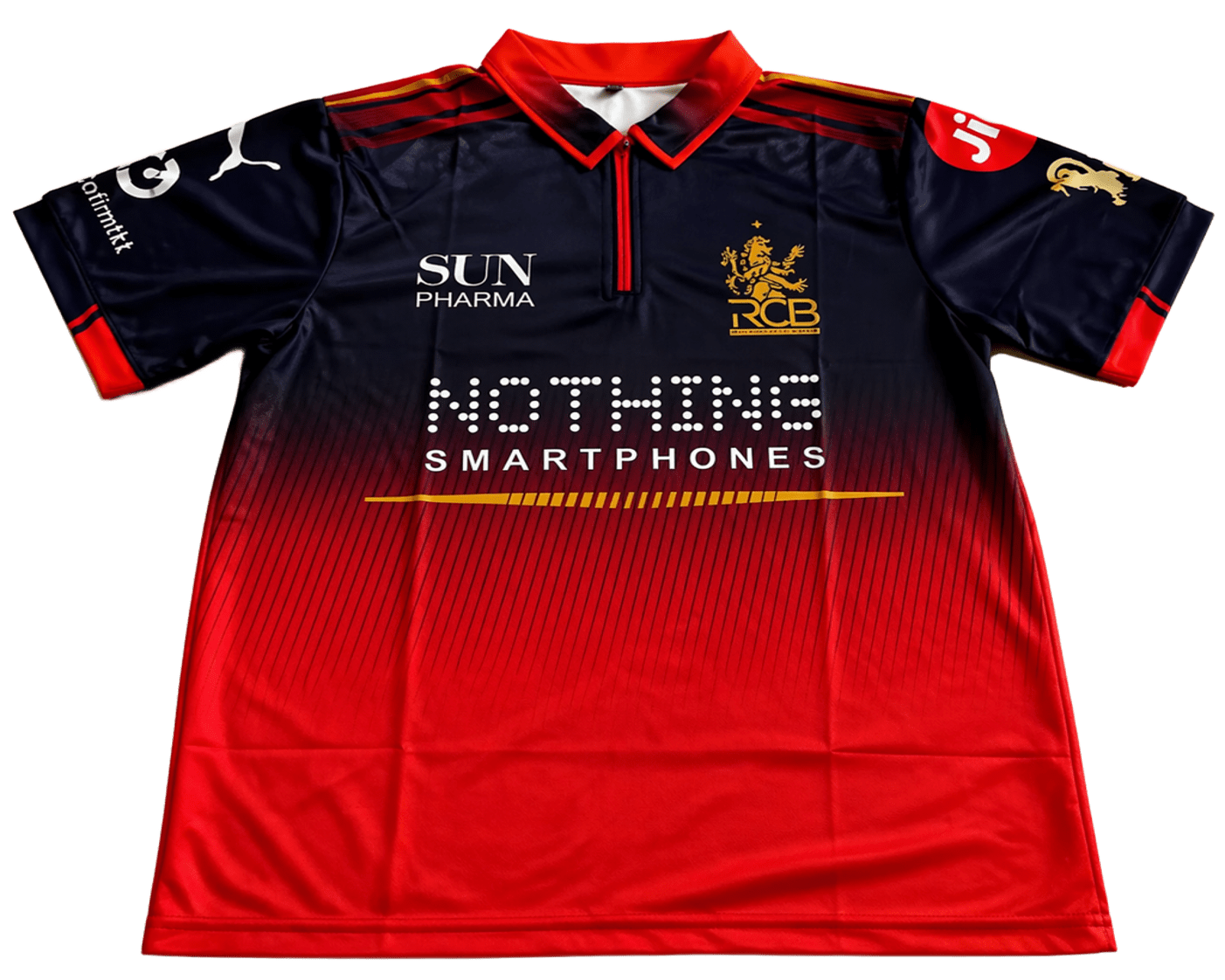 RCB Virat 18 ZIP Jersey — IPL 2026 Edition | Red & Gold