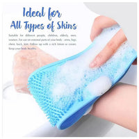 Body Back Scrubber Double Side Bathing Brush for Skin Deep Cleaning
