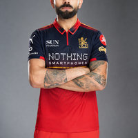 RCB Virat 18 ZIP Jersey — IPL 2026 Edition | Red & Gold