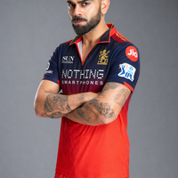 RCB Virat 18 ZIP Jersey — IPL 2026 Edition | Red & Gold