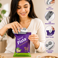 Mini Bag Sealer Machine — USB-C Rechargeable Heat Sealer & Cutter | Keep Food Fresh Longer, Anywhere