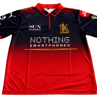 RCB Virat 18 ZIP Jersey — IPL 2026 Edition | Red & Gold